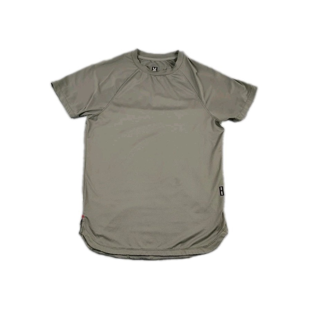 ASRV Aerosilver Established Tee Shirt Mens M Sage Green Short Sleeve Workout